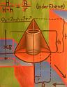 Geometric Arts, 1973, Tempera-Leinen, 60x75